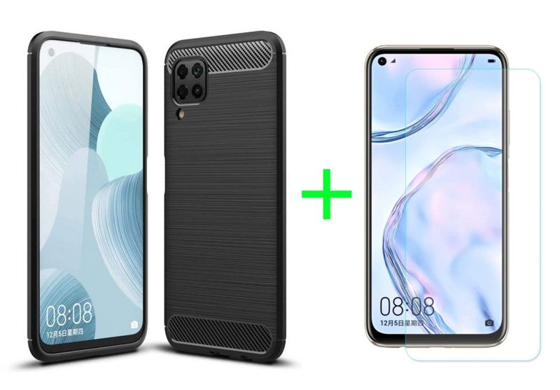 Etui pancerne + szkło do Huawei P40 Lite zdjęcie 1