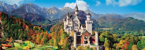 CLEMENTONI puzzle Neushwanstein panorama 1000 elementów 39283 na Arena.pl