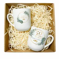 PREZENT NA ROCZNICĘ ŚLUBU JUBILEUSZ 25 40 50 KUBKI