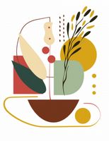 Plakat 50x65cm Harmonia Natury Martwej