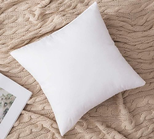 poduszka 40x40 cm antyalergiczna gładka mikrofibra biała silikon na Arena.pl