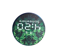 Niebieski Młynek do Tytoniu Suszu Grinder Crusher 420 Somewhere