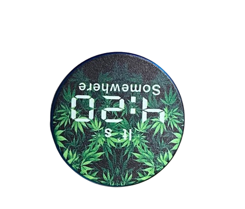 Niebieski Młynek do Tytoniu Suszu Grinder Crusher 420 Somewhere na Arena.pl