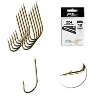 Haczyk Haczyki FL klasyczne 224 Nr 12 złote z łop