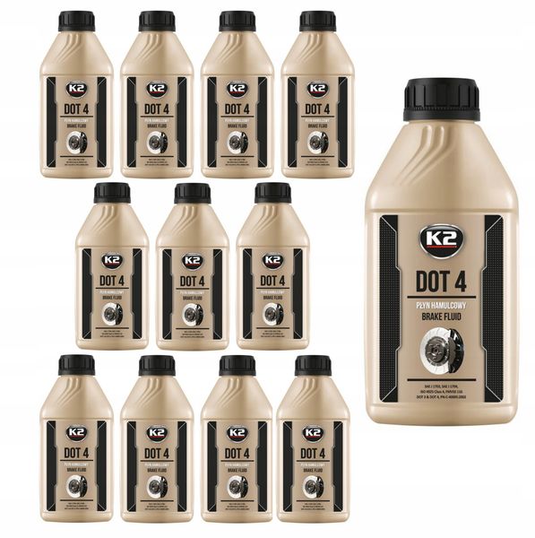 12x Płyn hamulcowy DOT-4 500ml K2 ( karton ) zdjęcie 4