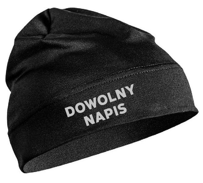 Czapka termoaktywna- DOWOLNY NAPIS zdjęcie 1