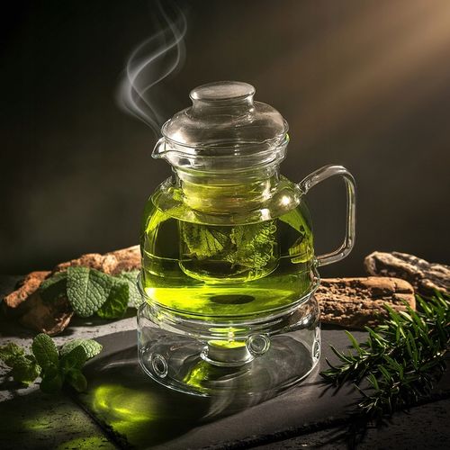 DZBANEK ŻAROODPORNY SZKLANY Z PODRZEWACZEM ZAPARZACZEM DO HERBATY 1,5L na Arena.pl