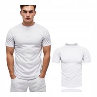 Koszulka Sportowa męska termoaktywna Biała Szybkoschnąca i Lekka M