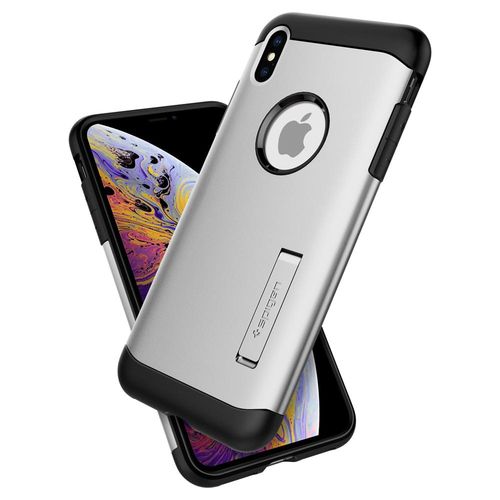 SPIGEN SLIM ARMOR - iPhone XS Max - SATIN SILVER na Arena.pl