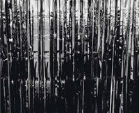 #DEI Kurtyna dekoracyjna  B&C czarna, 90x240 cm