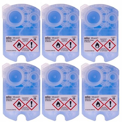 Wkład Płyn Golarek Braun CCR 6 sztuk Clean & Renew na Arena.pl