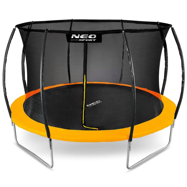 Trampolina ogrodowa profilowana 12ft/374cm z siatką wewnętrzną Neo-Sport zdjęcie 9