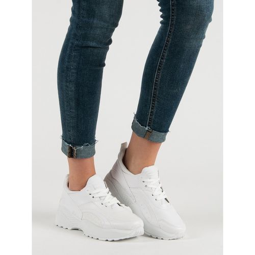 Białe Sneakersy Na Platformie r.39 na Arena.pl