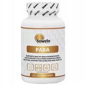 PABA 500 mg (Witamina B10) 120 Tabletek – Antyoksydacja, Energia – Sowelo