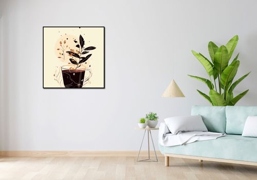 Plakat 80x80cm Jesienna Donica na Arena.pl