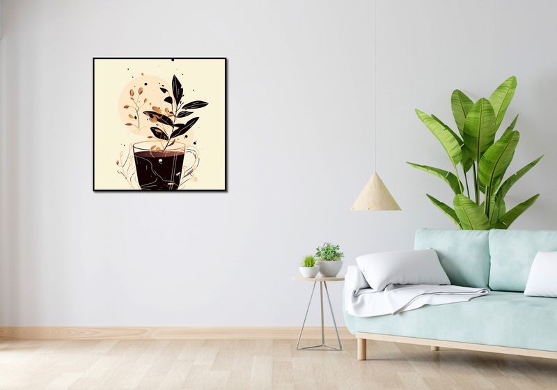 Plakat 80x80cm Jesienna Donica zdjęcie 4