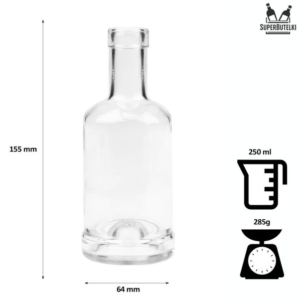 10x butelka TADEK 250 ml z koriem na wino nalewki bimber na Arena.pl