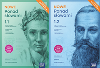 Nowe Ponad słowami polski podręcznik kl.1 cz. 1 i 2 podstawa i rozszerzenie