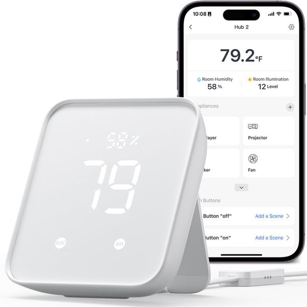 SWITCHBOT INTELIGENTNA CENTRALKA MATTER HUB 2 WIFI HOMEKIT BLUETOOTH IR zdjęcie 11