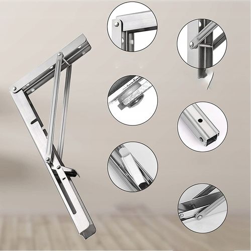 TRÓJKĄTNE ZAWIAS KĄTOWNIK SKŁADANY WSPORNIK POD STÓŁ BLAT DLA DOMU na Arena.pl
