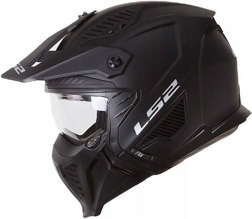 KASK MOTOCYKLOWY SZCZĘKOWY LS2 OF606 DRIFTER SOLID MATT BLACK - 06 na Arena.pl