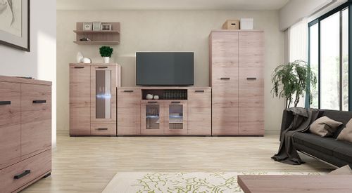 Komoda K3 witryna 160cm dużo kolorów na Arena.pl