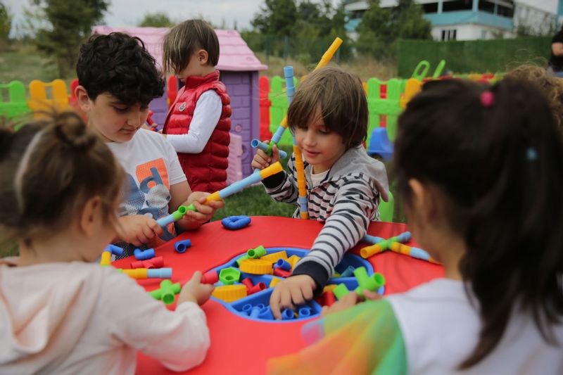 klocki edukacyjne rurki King zdjęcie 5