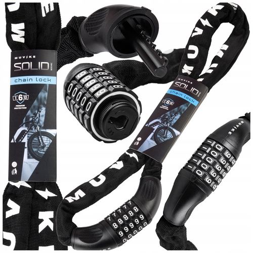 ZAPIĘCIE ROWEROWE ŁAŃCUCH ZAPIĘCIE DO ROWERU SZYFR MUVIKE SOLID 1000/6C na Arena.pl