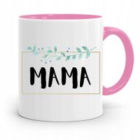Kubek Różowy Prezent Dla Mamy Matki Mama Prezent Z Nadrukiem Ze Zdjęciem