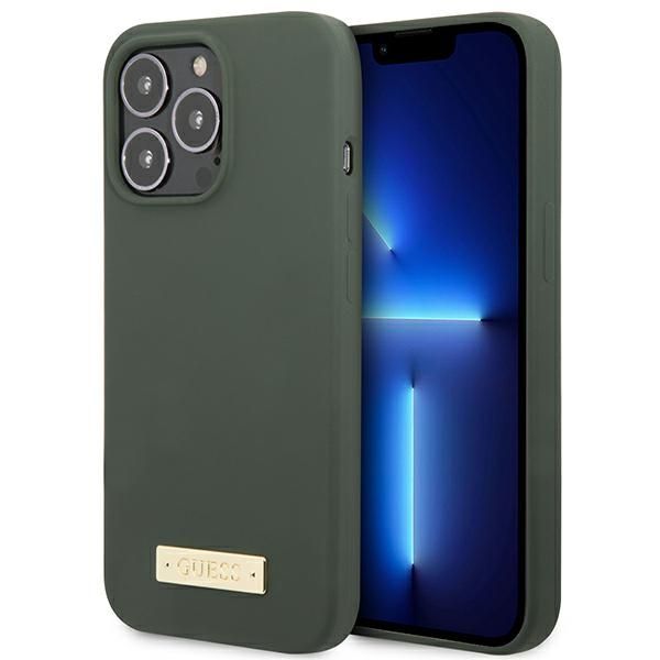 Etui Guess do iPhone 13 Pro Max, Zielony, MagSafe zdjęcie 1
