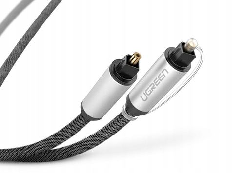 UGREEN ALUMINIOWY KABEL PRZEWÓD OPTYCZNY CYFROWY AUDIO 5.1 TOSLINK na Arena.pl