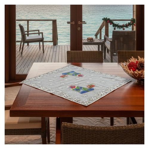 Serweta Prezenty 85 x 85 cm DomoweTekstylia | WNP828 085 | Boże Narodzenie na Arena.pl