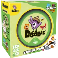 Prosta gra towarzyska na spostrzegawczość - Dobble Zwierzaki - Znajdź parę