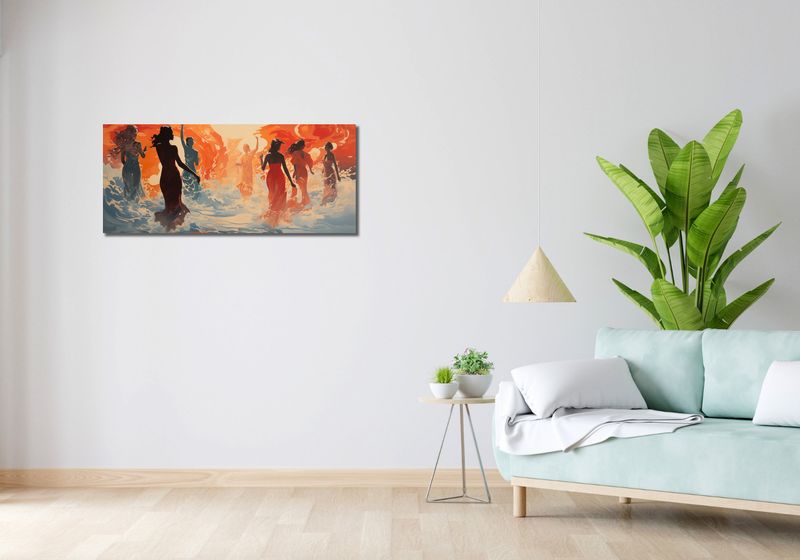 Obraz 100x40cm Taneczny Żar zdjęcie 2