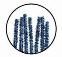 druciki pluszowe 40szt. 30cm niebieskie | dpk-09