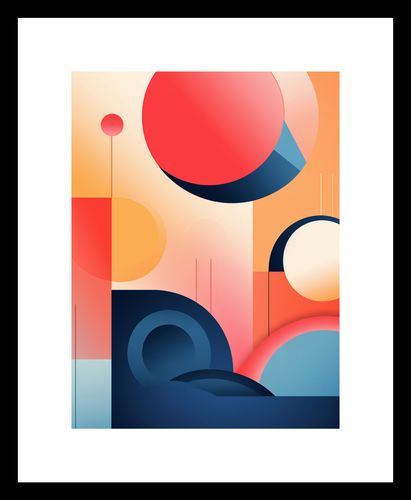 Plakat 15x20cm Geometryczne Marzenia na Arena.pl