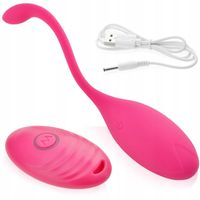 WIBRUJĄCE JAJKO ANALNO-WAGINALNE 10 OPCJI + PILOT