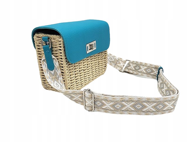 David Jones - pleciona torebka koszyczek YQ-71 pomarańczowy zdjęcie 2