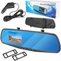 WIDEOREJESTRATOR SAMOCHODOWY JAZDY LUSTERKO KAMERA PRZÓD MenuPL