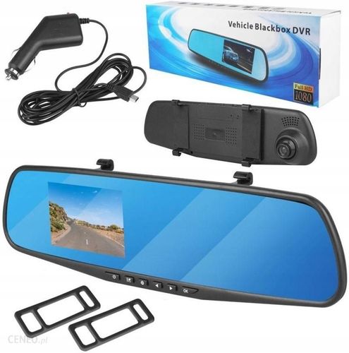WIDEOREJESTRATOR SAMOCHODOWY JAZDY LUSTERKO KAMERA PRZÓD MenuPL na Arena.pl