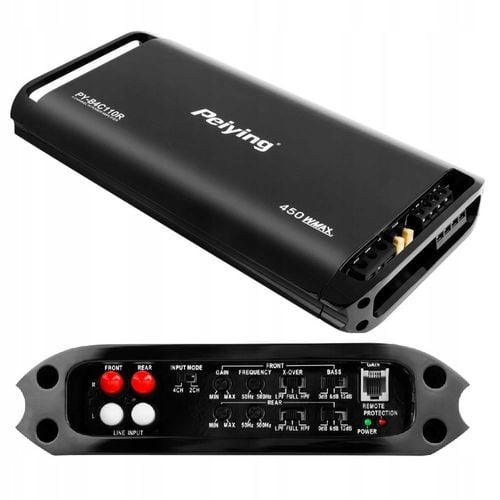 Wzmacniacz samochodowy Peiying 4 kanały 400W na Arena.pl