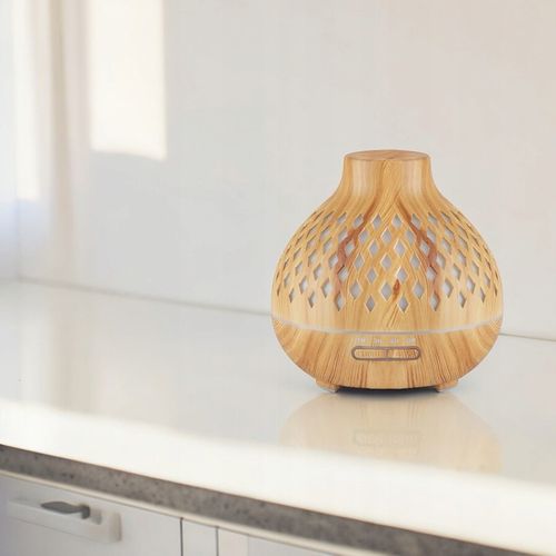 Aroma dyfuzor nawilżacz powietrza light wood 400 ml + timer na Arena.pl