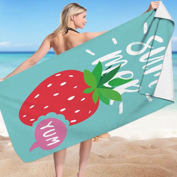 Ręcznik plażowy prostokątny SUMMER YUM 150x70 REC54WZ7 zdjęcie 1