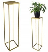 Nowoczesny Kwietnik Loft ZŁOTY SIMPLE 095/K-12-1P-100Z