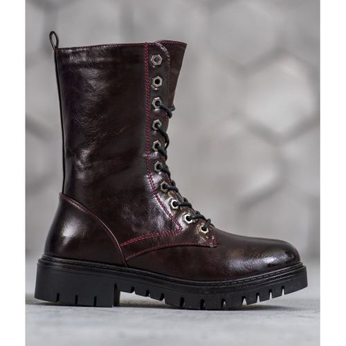 Bordowe Botki Glany r.36 na Arena.pl