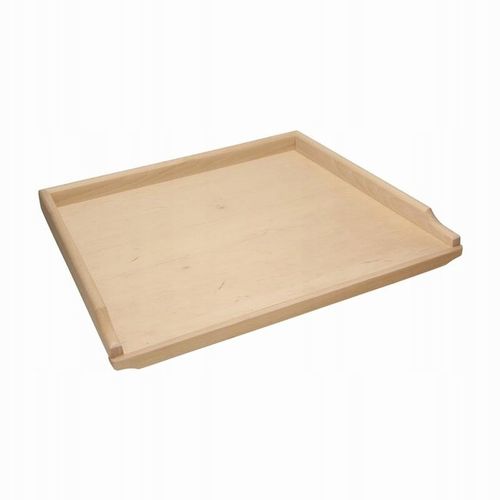 STOLNICA DREWNIANA DUŻA SOLIDNA BUKOWA 70x50 cm na Arena.pl