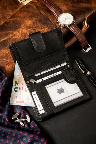 duży, skórzany portfel męski na zatrzask - 4u cavaldi na Arena.pl