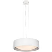 LAMPA wisząca VERO 10450301 Kaspa okrągła OPRAWA metalowy zwis biały
