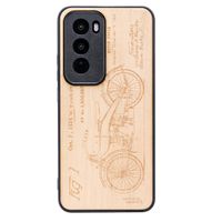 Drewniane Etui Bewood do Oppo Reno 12 5G  HARLEY PATENT ANIEGRE
