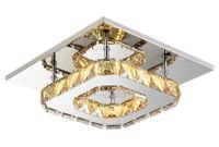 Lampa Meteor panel plafon Wobako Kinkiet kryształki LED 12W  20x20cm